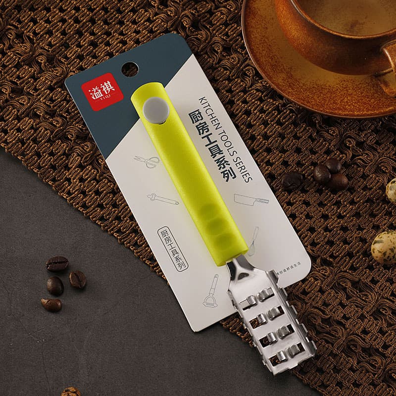 Kitchen Tool Stainless Steel Fish Scale Scraper with Plastic Handle, Home Fish Cleaning Scale Remover Brush