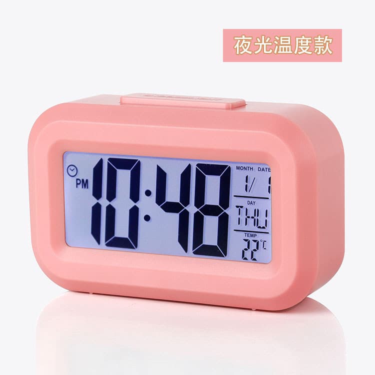 Digital Alarm Clock with Night Light, Cross-border Supply Multi-purpose Home Timer, Student Gift Alarm Clock