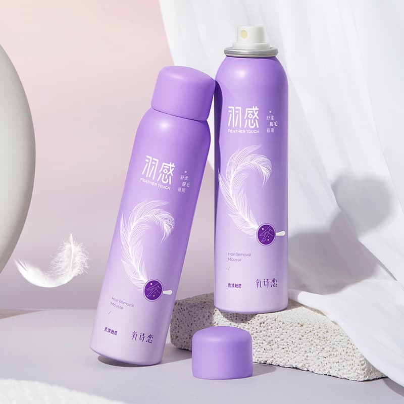 Yangshilian Feather-like Gentle Hair Removal Mousse Spray, Gentle and Non-irritating Full Body Hair Removal Cream, Manufacturer