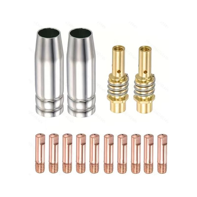15AK Standard Nozzle Contact Tip Gas Shielded Welding Gun Accessories Protection Sleeve Multiple Sets Export Special