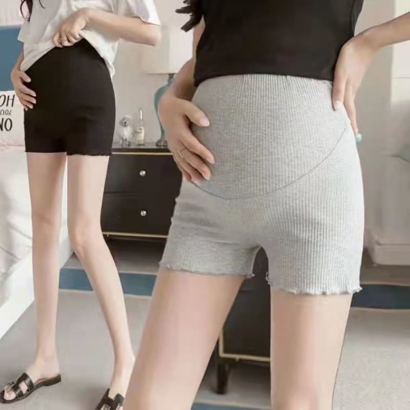Maternity pants for spring and summer, thin belly support pants, stylish maternity safety pants, anti-exposure leggings, trendy pregnant mothers