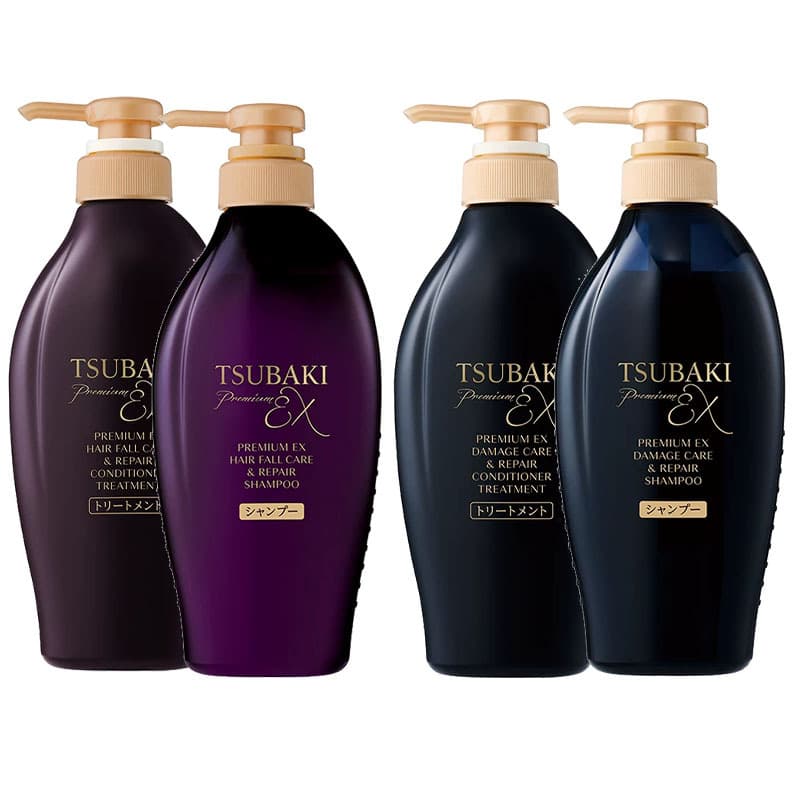 Japanese Original Silk Beauty Shampoo and Conditioner Black Camellia Red Camellia Golden Camellia Blue Camellia Smooth and Oil-Control Refreshing 450ml*2