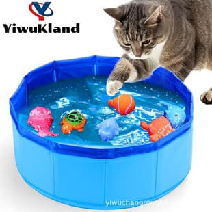 Foldable Pet Swimming Pool, Dog Bath Tub, Cat Bath Pool, Large Dog Swimming Pool for Golden Retriever, Wholesale