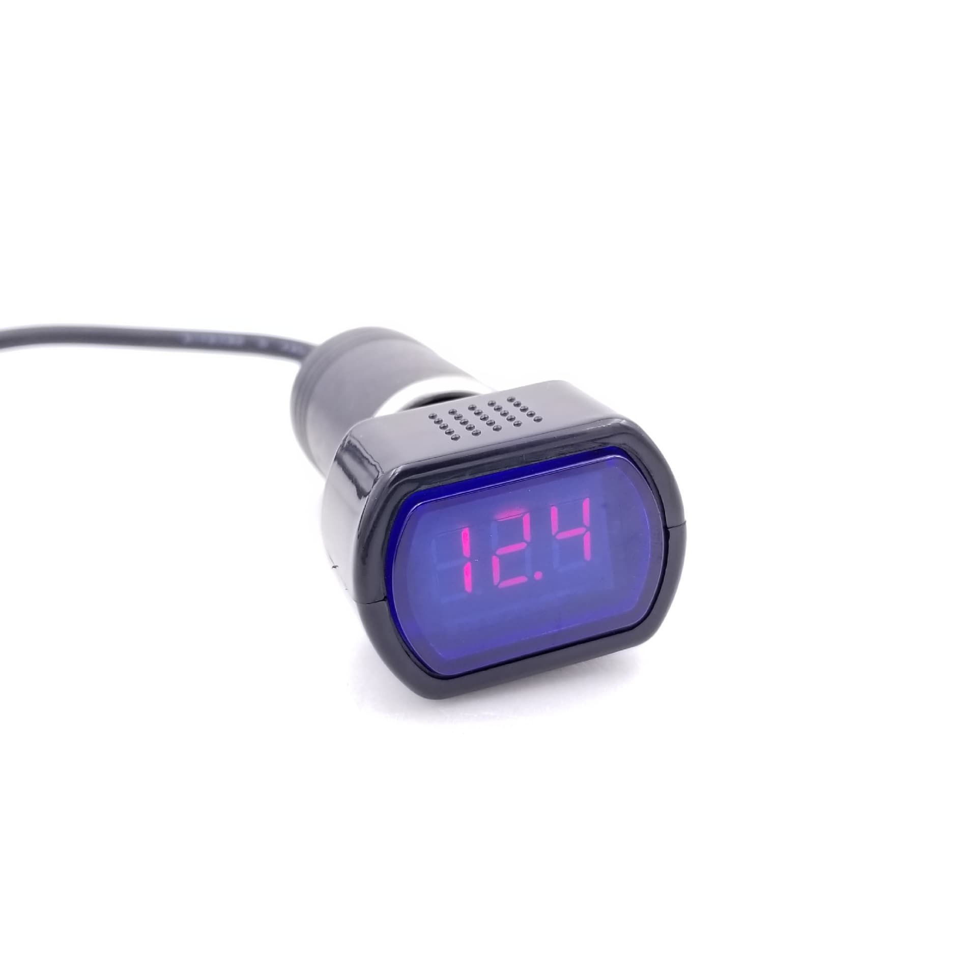 Car Voltmeter Cigarette Lighter Voltage Meter 24V 12V Universal LED Digital Display Voltmeter