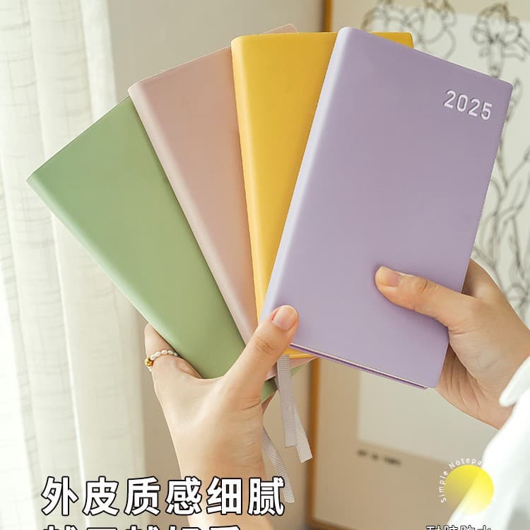 A6 Weekly Plan Notebook Portable Art Notebook Self-discipline Pin Card Book Task List