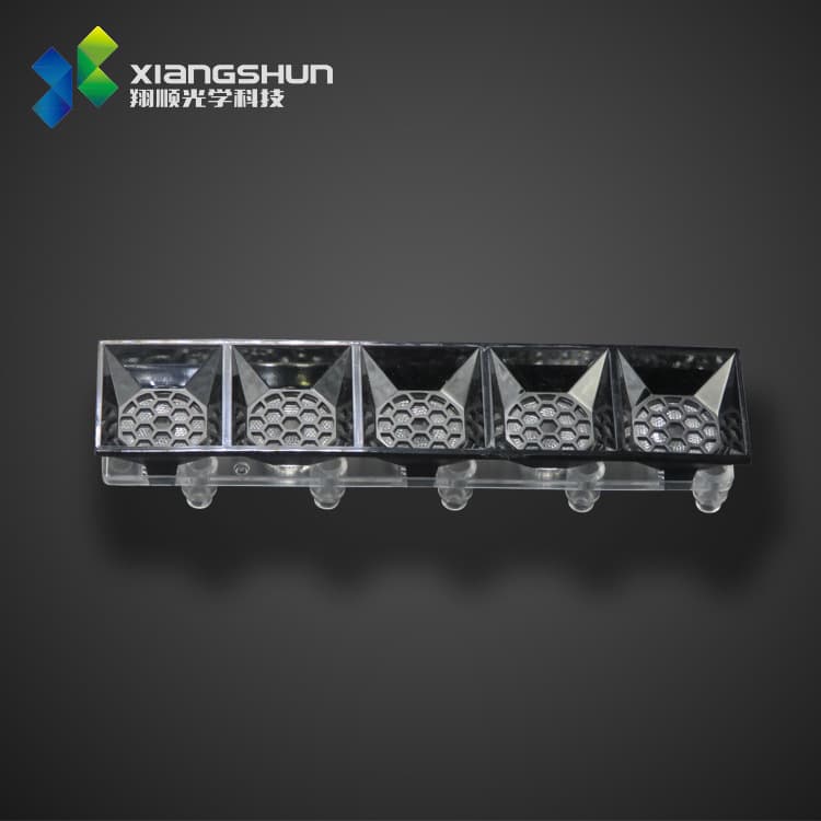 30mm magnetic linear light lens, honeycomb grid lens, LED grid light all-in-one conjoined lens
