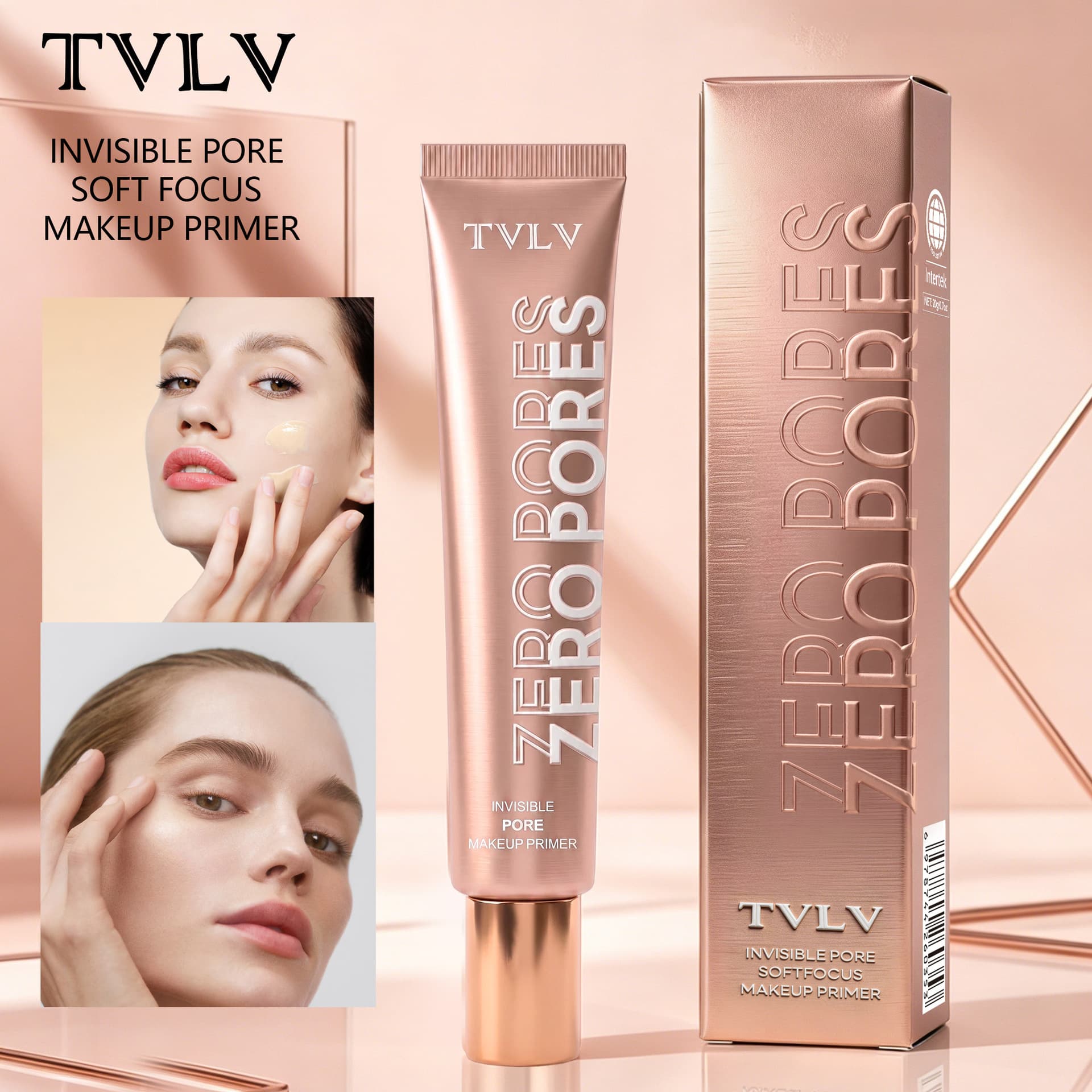 TVLV#6035 Makeup Primer - Invisible Pores, Moisturizing, Clear, Concealing, Fitting, Non-Caking Makeup Primer