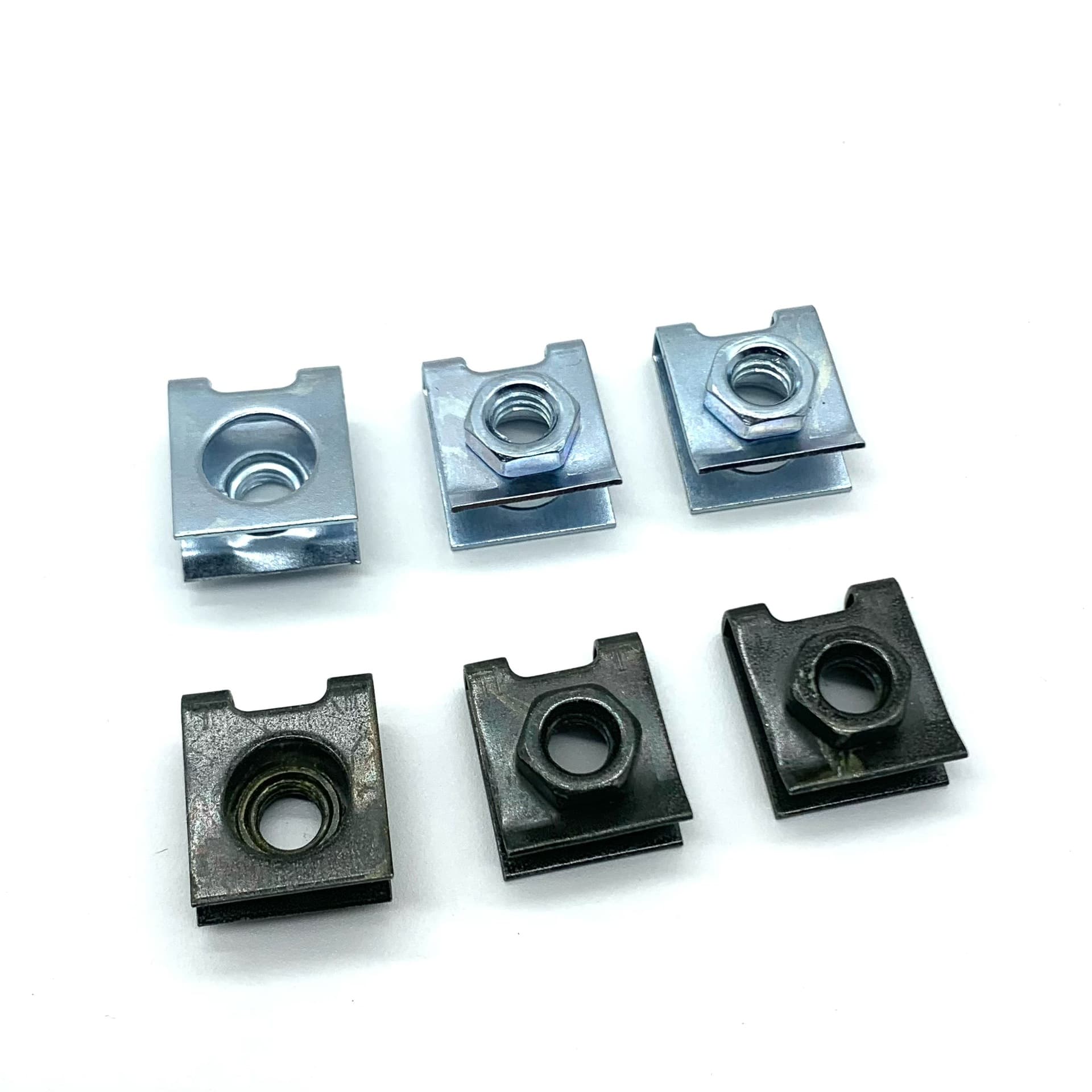 M6 clip nuts for motorcycles, electric vehicles, automotive plastic parts, sturdy screws, card nuts for license plate clips