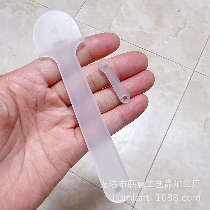 Manufacturer Mini Advertising Fan Migu Handle Transparent PVC Single-Sided Concert Support Advertising Fan Thickened Handle