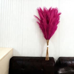 Cross-border Artificial Reed Pampas Grass Home Wedding Decoration Floor Artificial Plant 15-Branch Reed Simulation Multi-Style