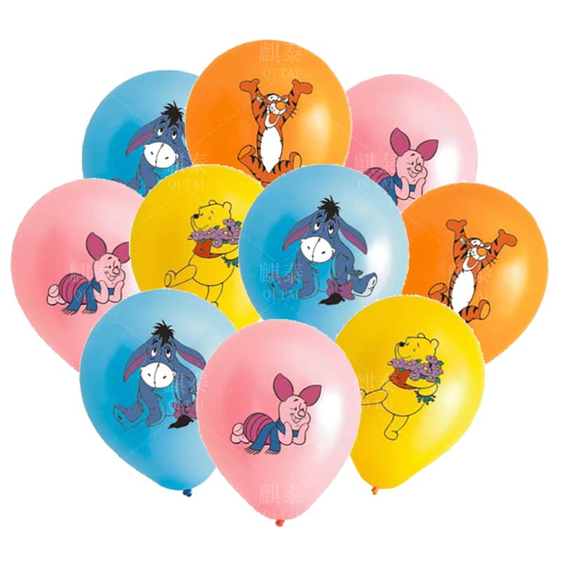 Cross-border Winnie the Pooh Theme Balloon Birthday Party Decoration Tigger Winnie the Pooh Latex Balloon Set