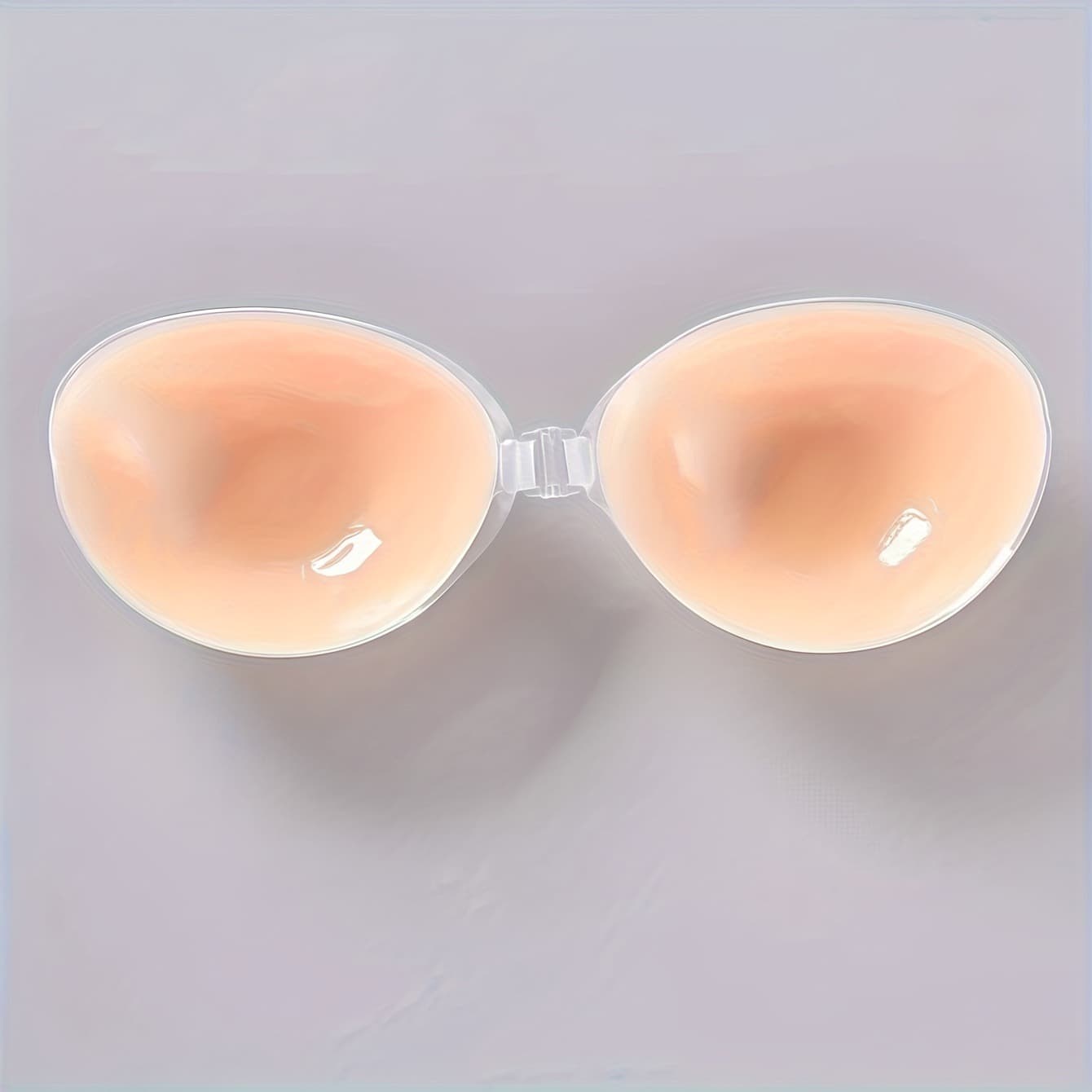 Silicone Invisible Bra Inserts for Wedding Photography, Strapless Dress Bra Inserts, Thin Push-Up Sweatproof Bra Inserts