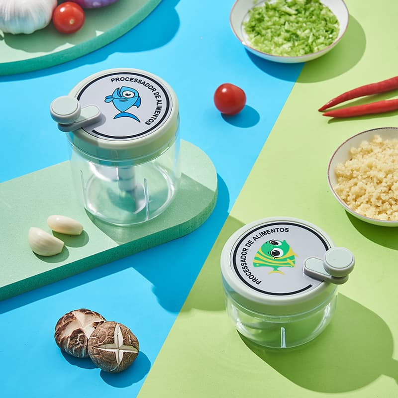 Mini Manual Small Garlic Mincer Crusher Chopper Pull-Type Grinder Garlic Press