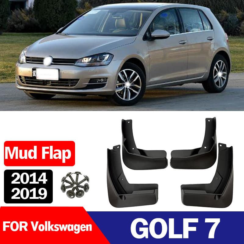 Cross-border Supply For Golf 7 Mk7 Car Soft Rubber Modification Accessories Mudguard Bumper Protector Durable Change Part