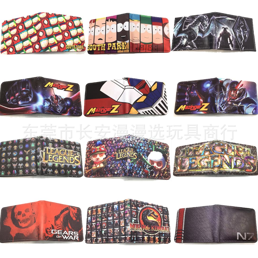2 Classic Game South Park Peripheral Wallet Invincible Iron Giant Short Pu 80% off Wallet the Elder Scrolls