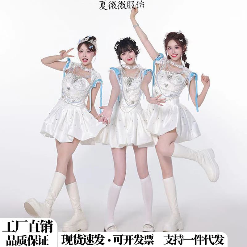 IIVE girl group Jang Won-young's stage outfit, K-pop performance costume, heavy-duty set, K-pop girl group performance costume.