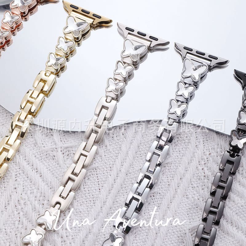 Premium Alloy Metal Band for iWatch Apple Watch S9 S8 S7 S6 SE