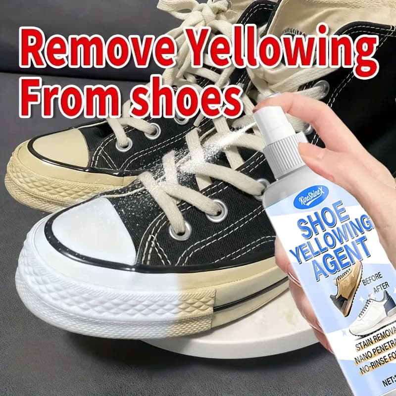 Shoe Sole Yellowing Remover, Shoe Edge De-Yellowing Agent, White Shoe Whitening Cleaner, Whitening Repair Specialist