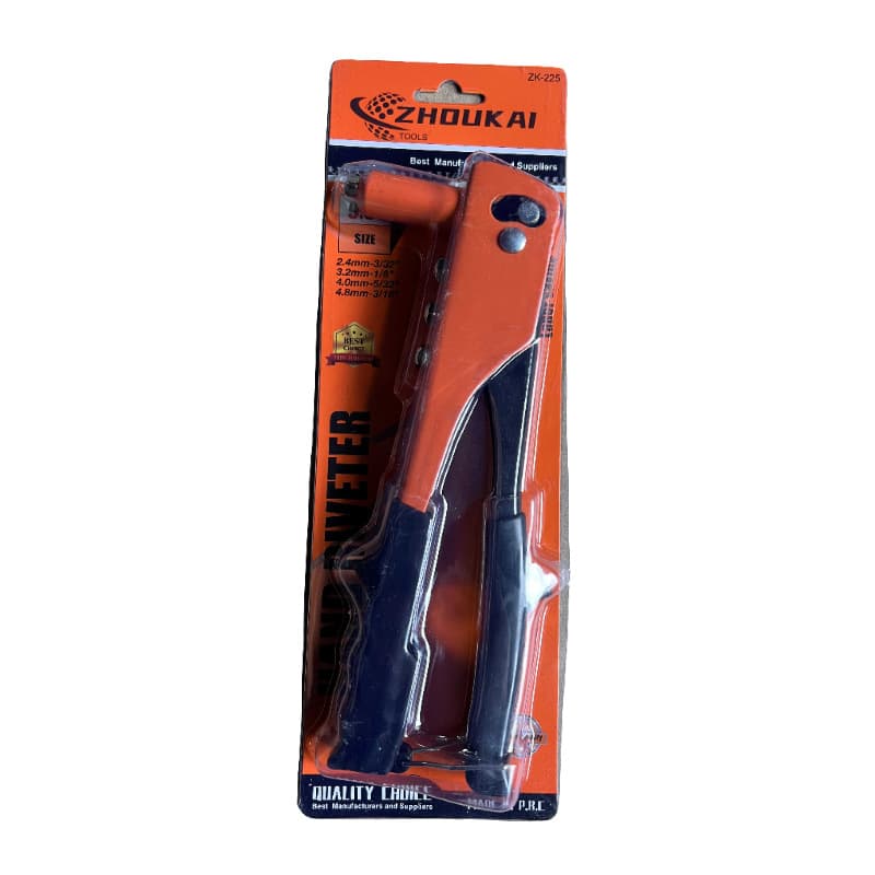 Portable manual single-handle rivet gun with packaging, household small blind rivet gun for aluminum alloy