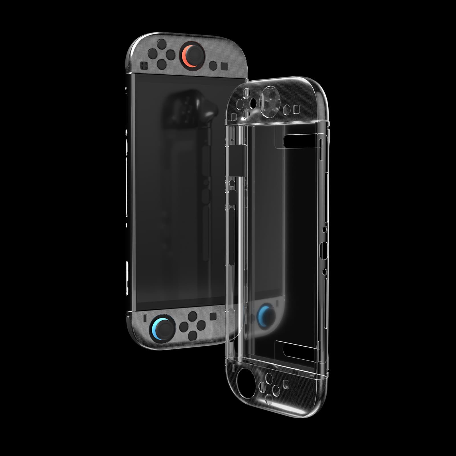Switch 2 Console Protective Case Compatible with Nintendo Switch 2 Split PC Console Case TPU Handle Case