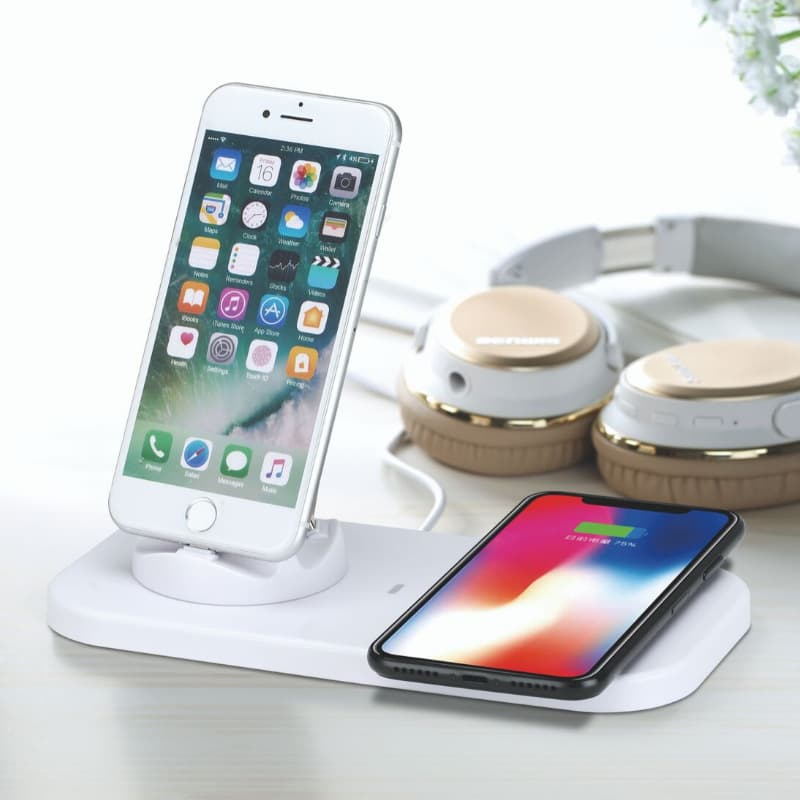Custom Mold 3-in-1 Wireless Charger Wireless Charging Base Stand Compatible with Apple Phone Wireless Charger Factory