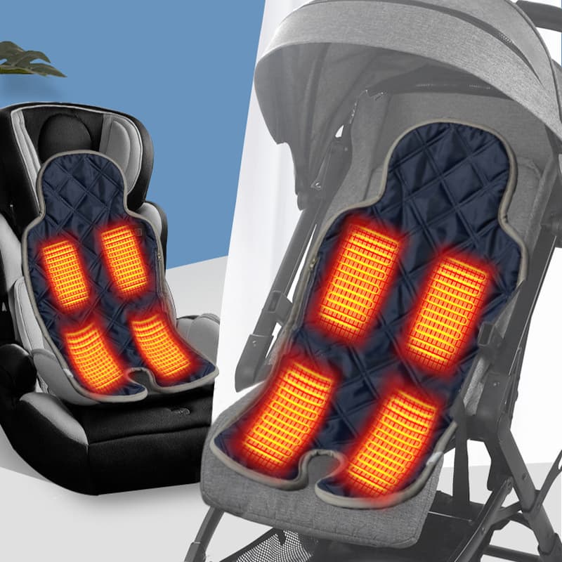 Cross-border stroller USB smart heating pad child safety seat heating pad CE/FCC certified