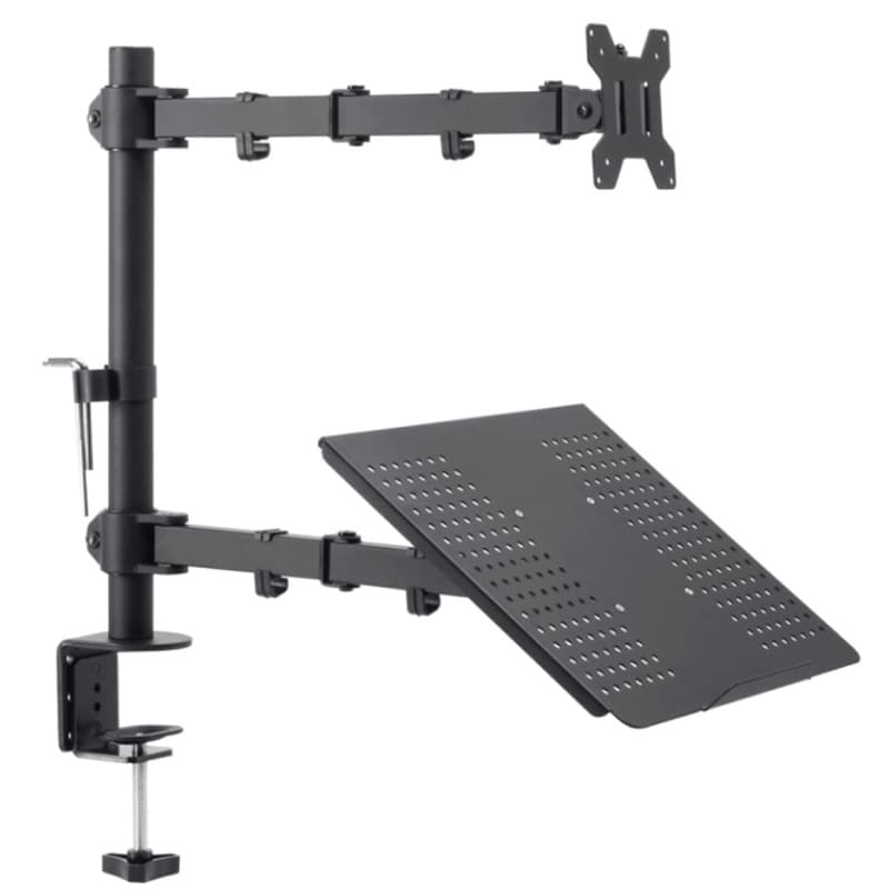 Dual-screen monitor computer stand laptop stand computer desktop stand liftable rotatable stand arm