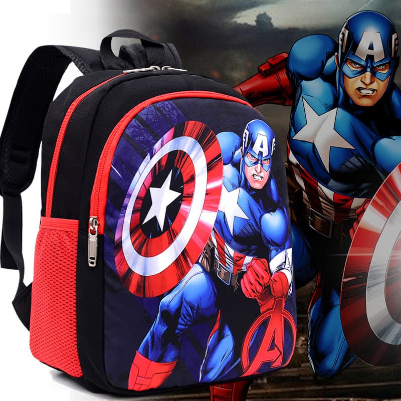 Wholesale children's spider backpack, weight-reducing kindergarten Iron Man backpack, export backpack