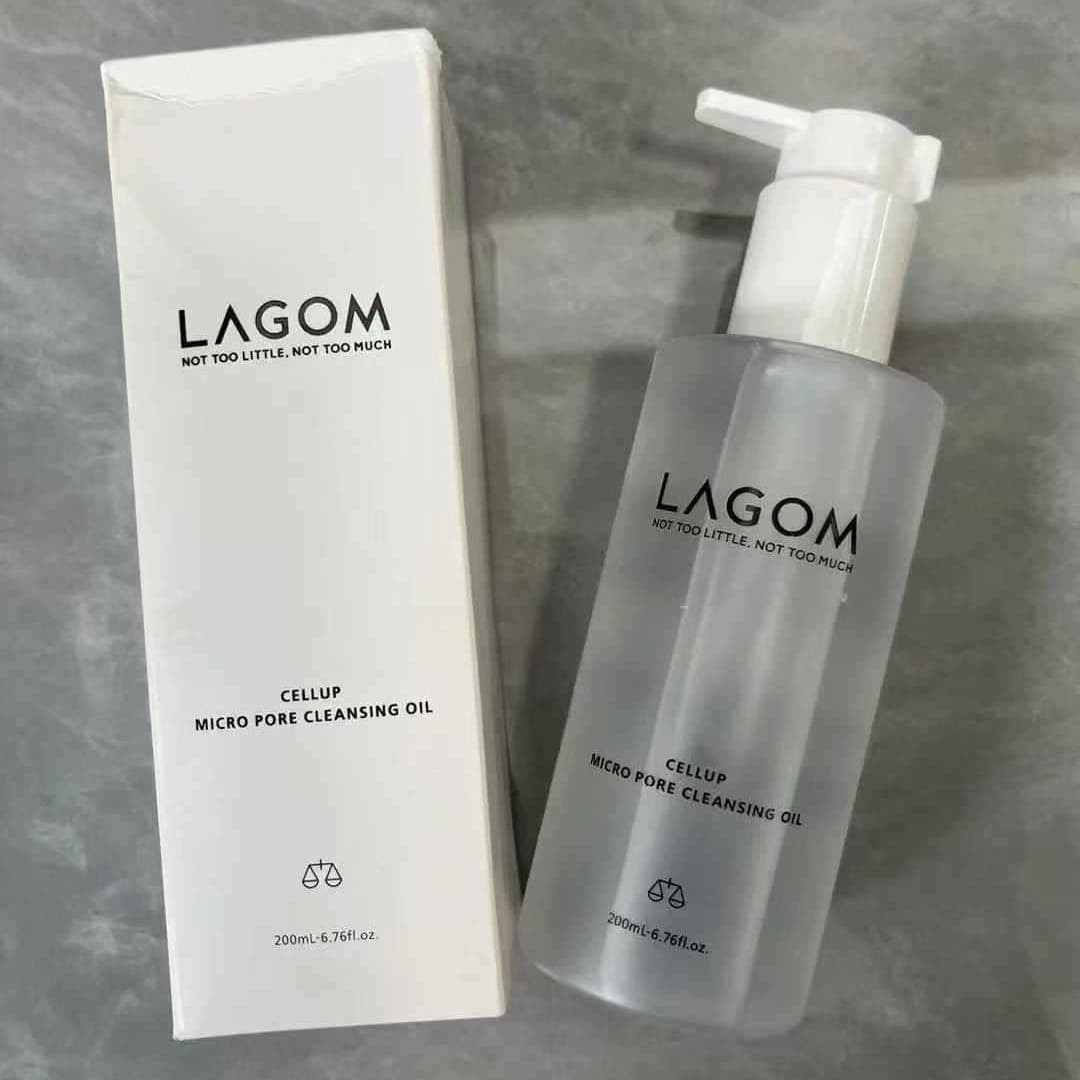 Cross-Border Korean Popular Product Lagom Li Ke an Gel Facial Cleanser, Face Cream, Makeup Remover Oil, Essence 200ml Direct from Manufacturer