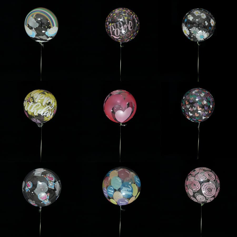 20-inch double-sided printed wave ball street stall balloon wholesale supply foreign trade wedding birthday party decoration arrangement ball
