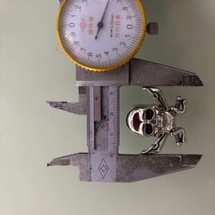 Vintage DIY Hardware for Luggage and Crocs, Alloy Knife-Head Ghost Rivets, Ghost Head Decorative Buckles