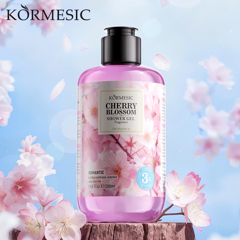 KORMESIC Floral Fragrance Shower Gel Series for Export and Cross-Border Wholesale