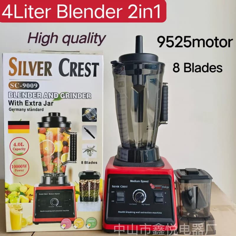 Blender 10000W 4L wall breaker smoothie machine household multifunctional grinding food supplement food processor blender