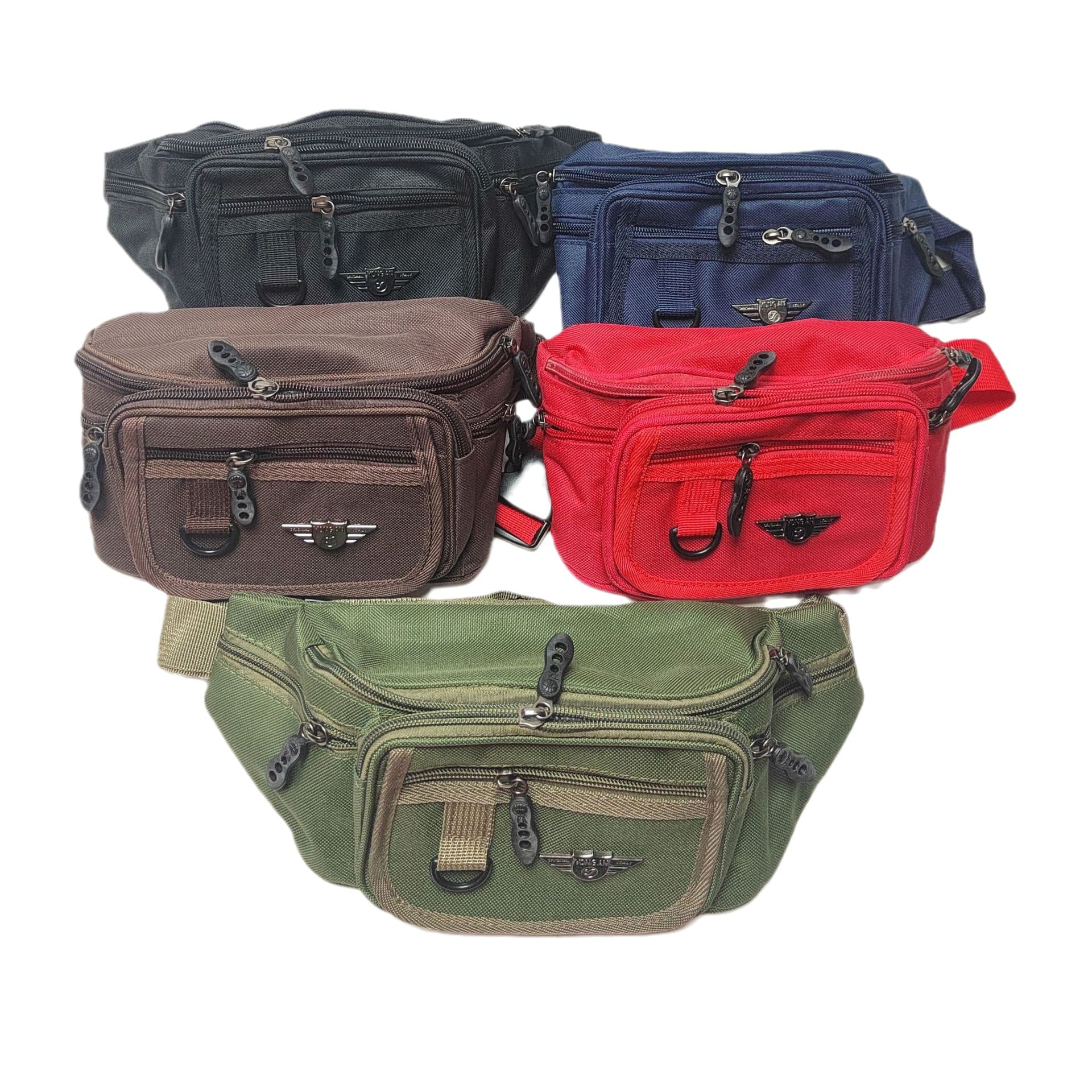 Canvas Waist Bag for Men and Women, Large Capacity Wallet Bag, Business Bag, Outdoor Sports Crossbody Bag, Construction Site Phone Bag, Wholesale