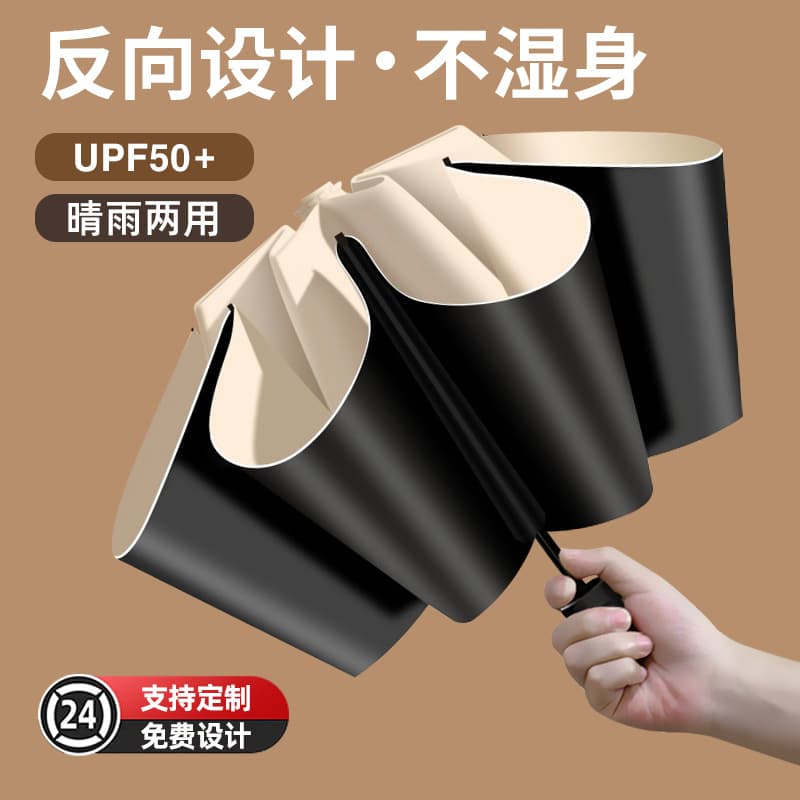 Manual large unisex sun and rain umbrella for women student thickened oversized folding umbrella wholesale custom sun umbrella