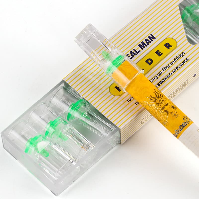 Manhood Disposable Cigarette Filter Throwaway Plastic Regular Cigarette Filter Tip Men's Cigarette Filter NZH-165
