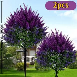 Simulation Plant Pointed Leaf Spike Lavender Ground Insert Version Home Garden Decoration Simulation Green Plant Amazon Temu Label