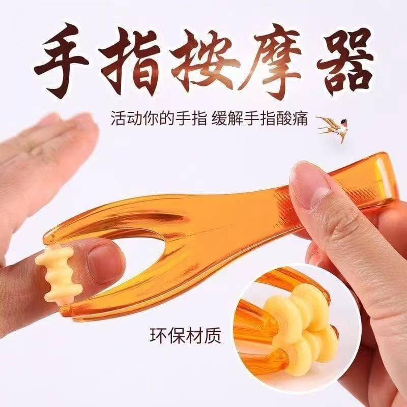 Factory Wholesale Manual Roller Silicone Finger Joint Massager