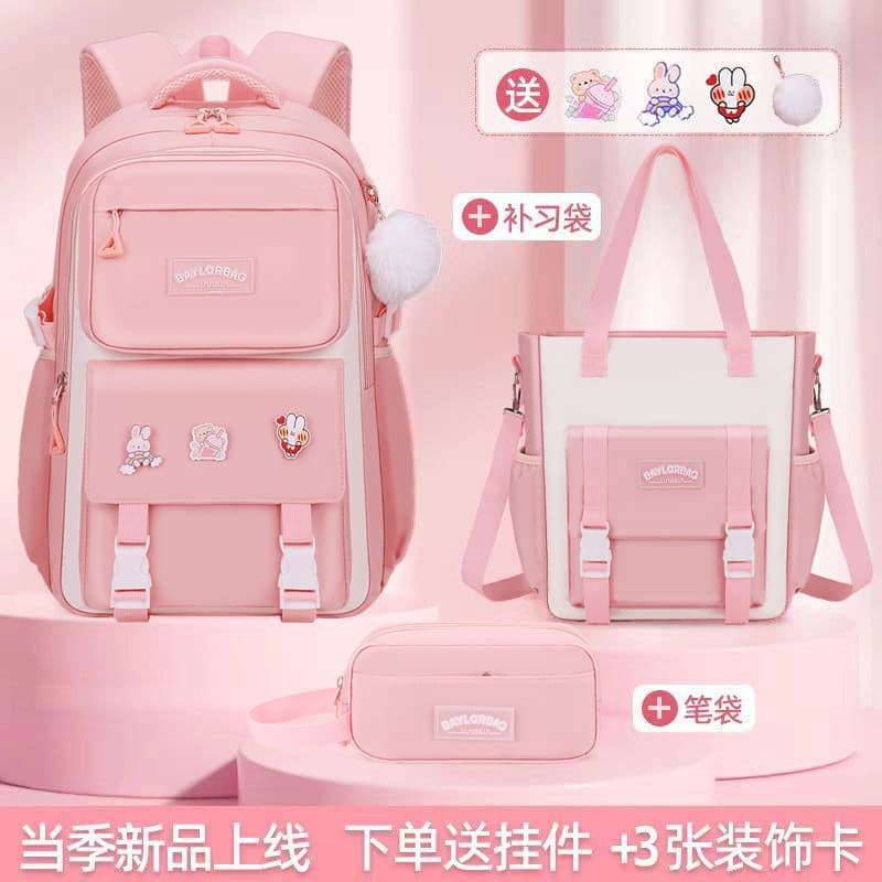 2026 New Middle and High School Girls Backpack Large Capacity Children’s School Bag for 1-3-4-6-9-12th Graders