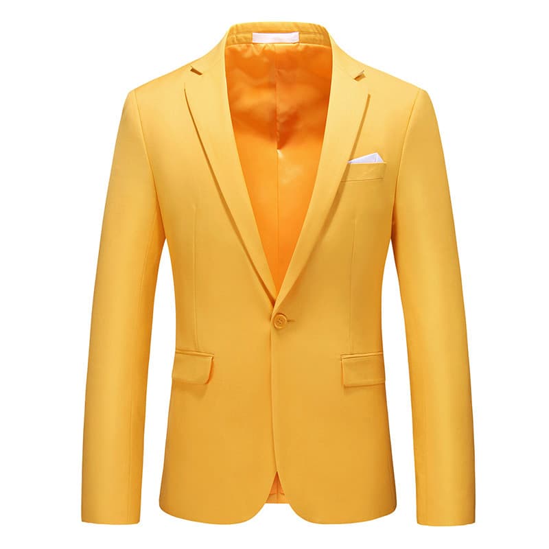 Men's Suit 2025, plus size, openwork, 15 colors, solid color, slim fit, for export and cross-border trade.