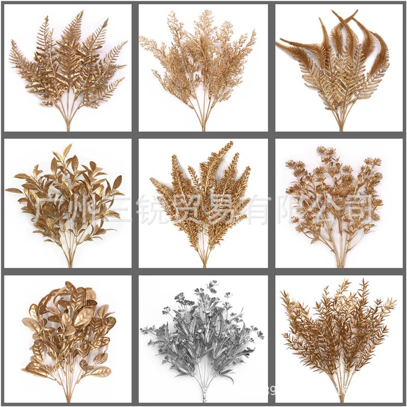 Artificial Flowers Plants Bouquet Wedding Home Decoration Faux Flower Plastic Flowers Decorative Accessories