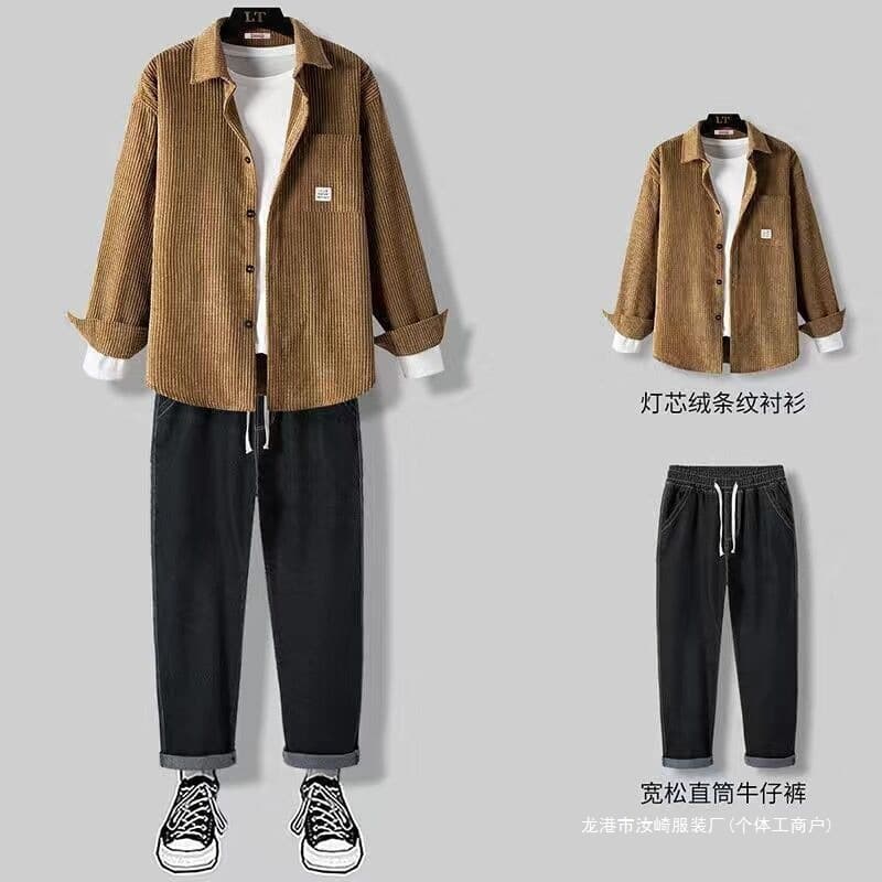 Spring and Autumn Jackets for Men, 2026 New Style, Cool and Stylish Men's Clothing Set, Complete Outfit with Fashionable Jackets
