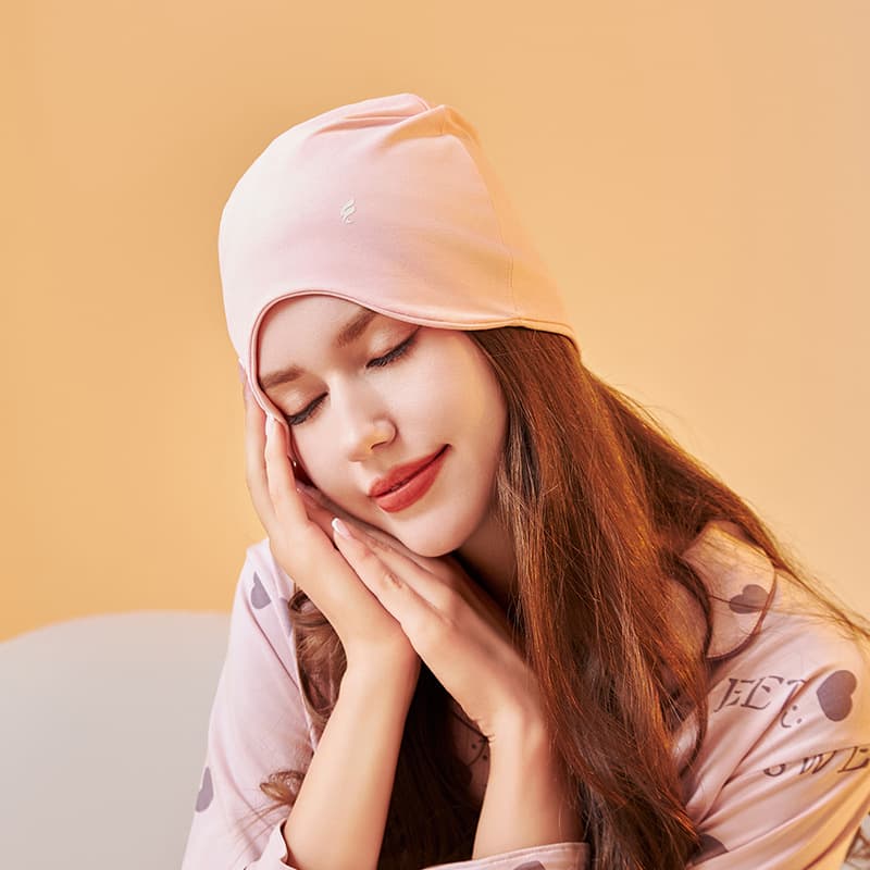 2023 new pure cotton maternity postpartum confinement hat with ear protection, thickened warm beanie, sleep hat for autumn and winter