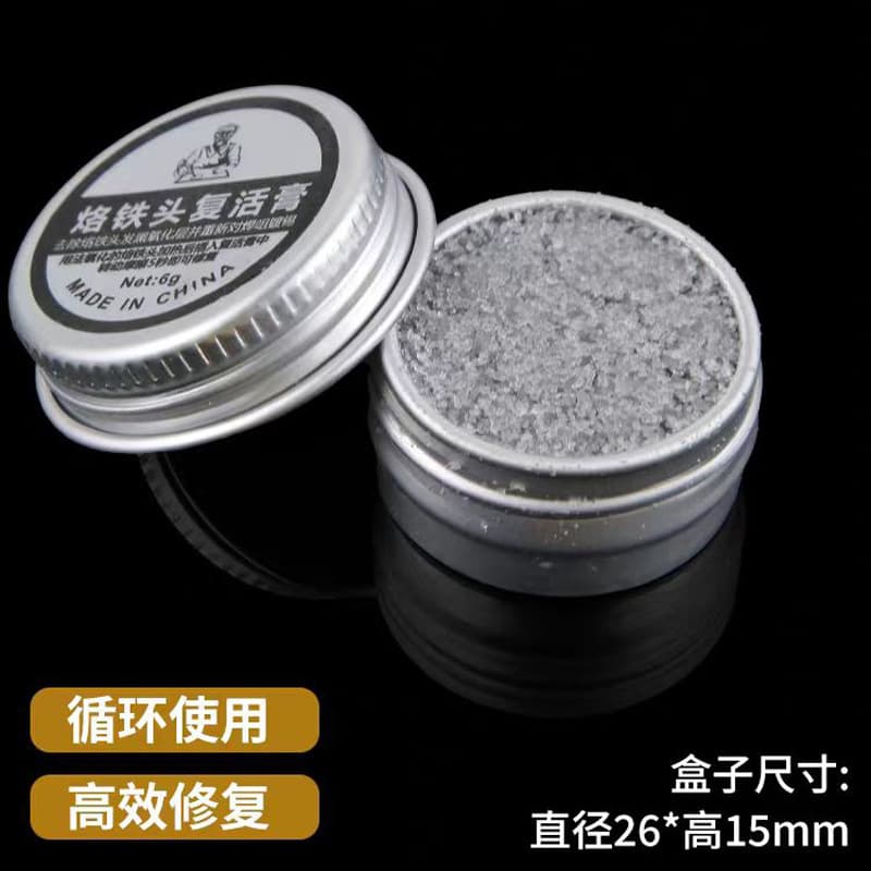Soldering Iron Tip Reviver Paste for Cleaning Oxidation, Restoring Tinning, and Removing Black Layer