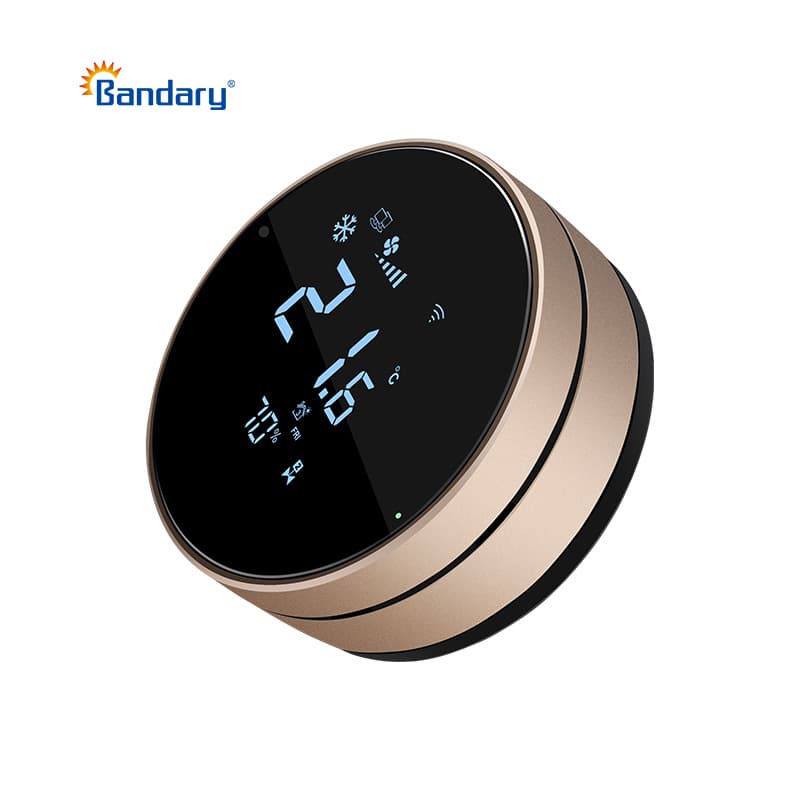 Central air-conditioning water system fan disc thermostat double-ring Tuya WiFi room hotel smart thermostat