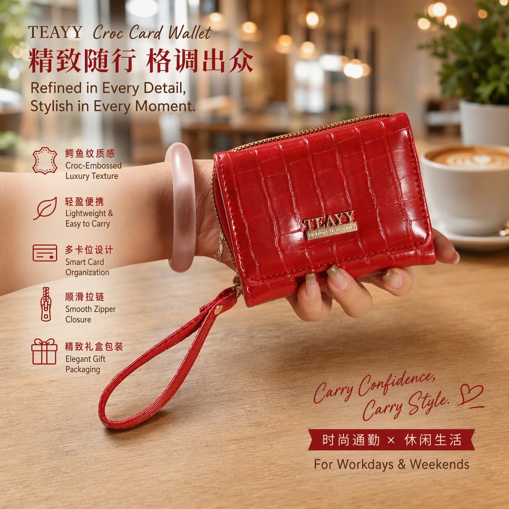 Women's Genuine Leather Card Holder, Large Capacity Anti-Magnetic Card Case, Fashionable New Style, Exquisite High-End Compact Driver's License Card Wallet