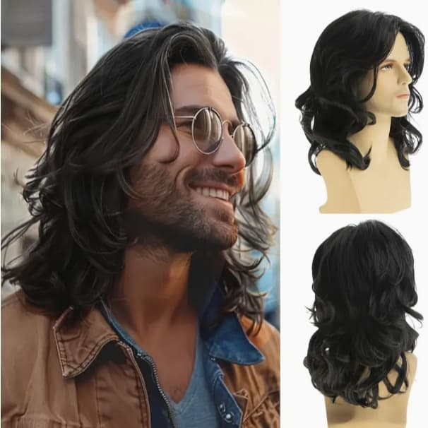 Short Pixie Cut Synthetic Wig with Bangs for Women Cos Wig Mullet Wig Fashion Daily Use