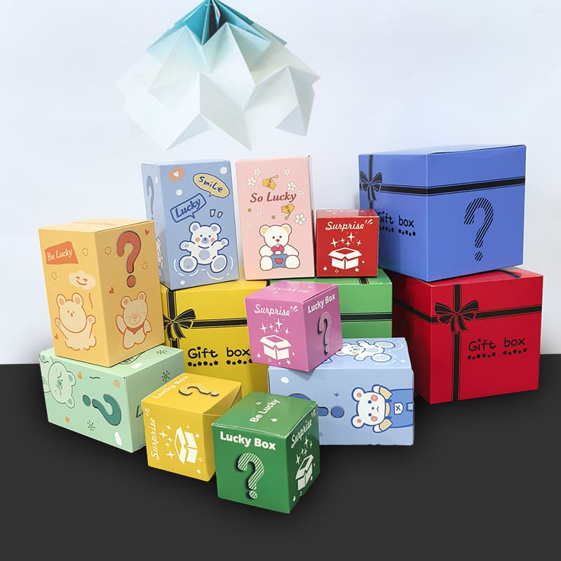 High value box empty blind box student gift toy packaging box keychain blind box gift packaging box wholesale
