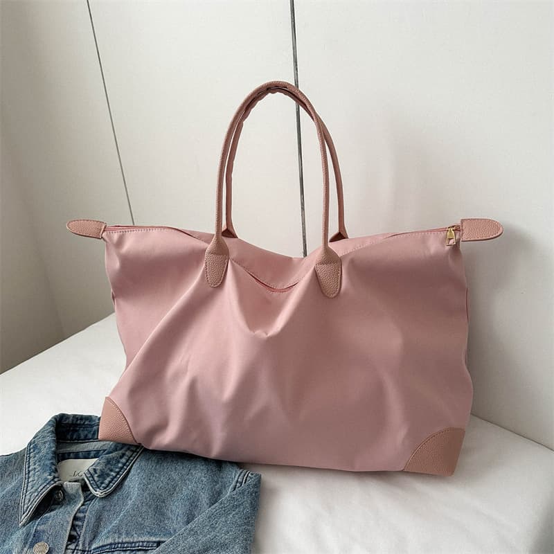 Large Capacity Bag Women 2023 New Fashion Simple Shoulder Crossbody Bag Waterproof Oxford Cloth Armpit Handheld Tote Bag