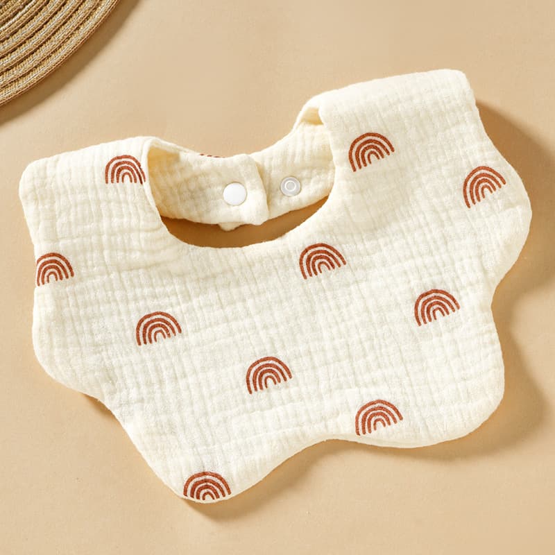 Baby Drool Bib 100% Cotton Bandana Bib Newborn Waterproof Bib Toddler Scarf Drool Baby